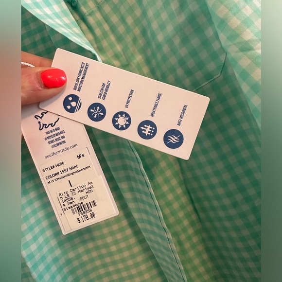 NWT Southern Tide Men’s Button Down - Picture 4 of 5